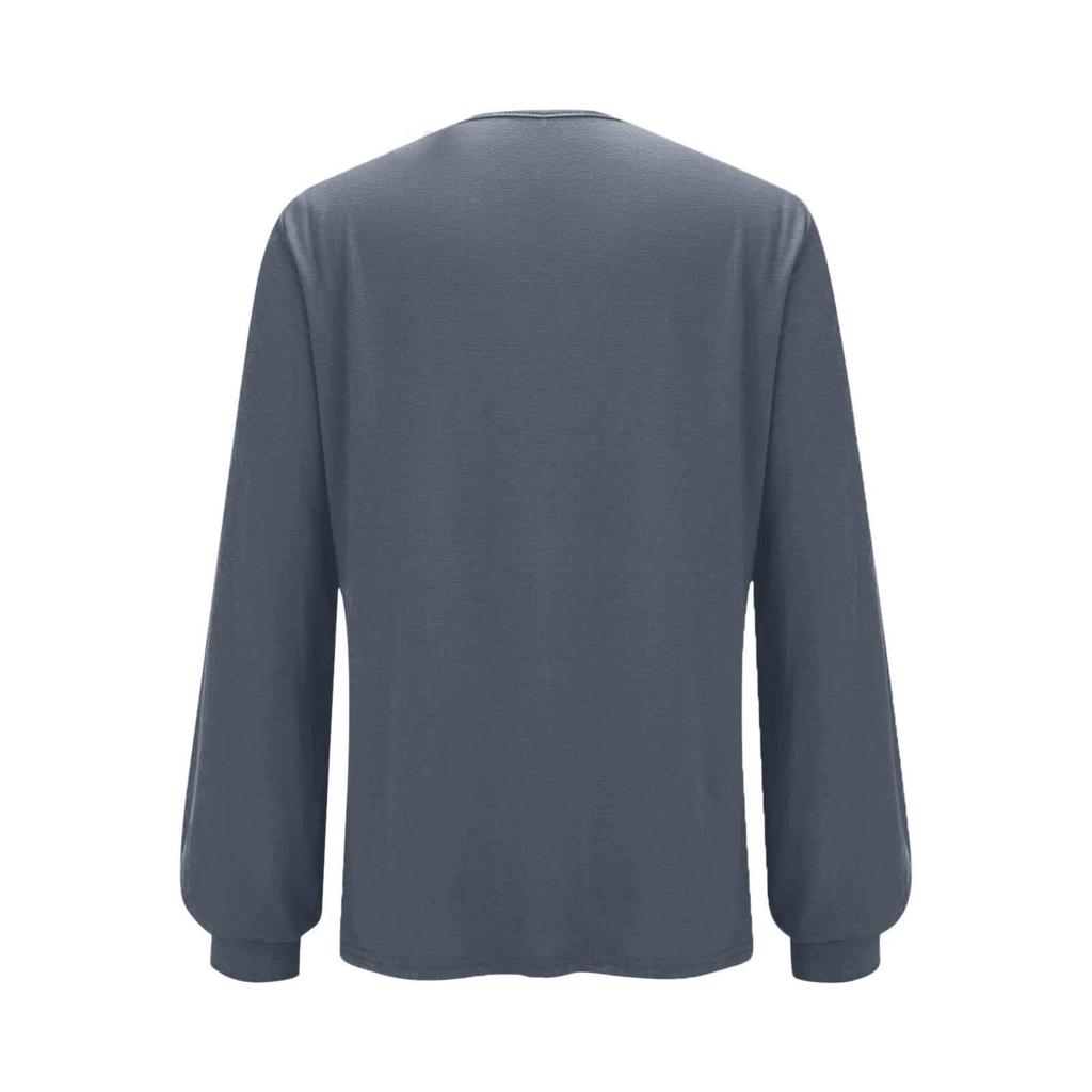 2025 European & American Women's Casual Sequin Round Neck Long Sleeve Pullover