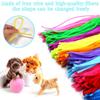 10 Farben Pfeifenreiniger, Bastel-Chenille-Stiele, Fuzzy-Sticks, Handgemachte Geschenke, Kreative DIY-Basteldekoration, Nähen, Hochzeit, Heimdekoration - 300 Stück