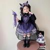 Kuromi Lolita Princeznovský kostým pro dívky - 2025 Halloweenský cosplay set šatů