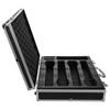1 Portable Handheld Microphone Protective Case Hard Box Shockproof Dustproof Mic Organizer with Handle for Travel Outdoor