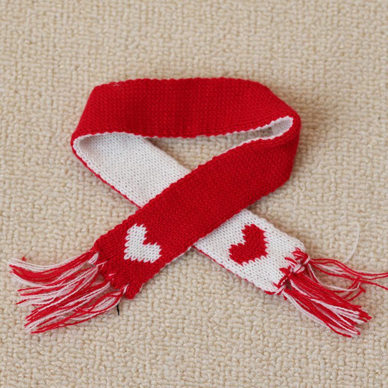 Miniature Cotton Scarf & Winter Outfit for Doll Bear and Dog Figurines