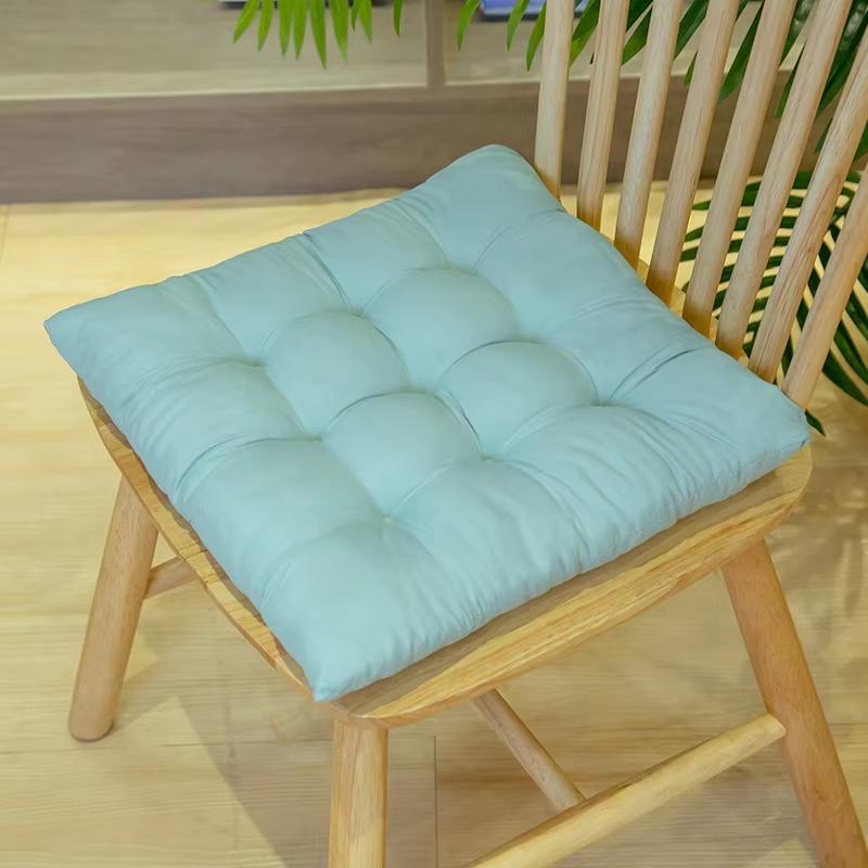 40x40cm Square Seat Cushion Indoor Seat Cushions Pillows with Ties Soft Comfortable Non Slip Chair Mat  for Office Desk YY098