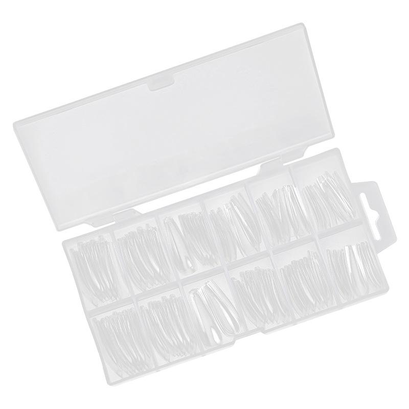 120 Seamless Transparent Ultra-Thin Long Oval, Ballet, Stiletto, and Rectangular Nail Tips