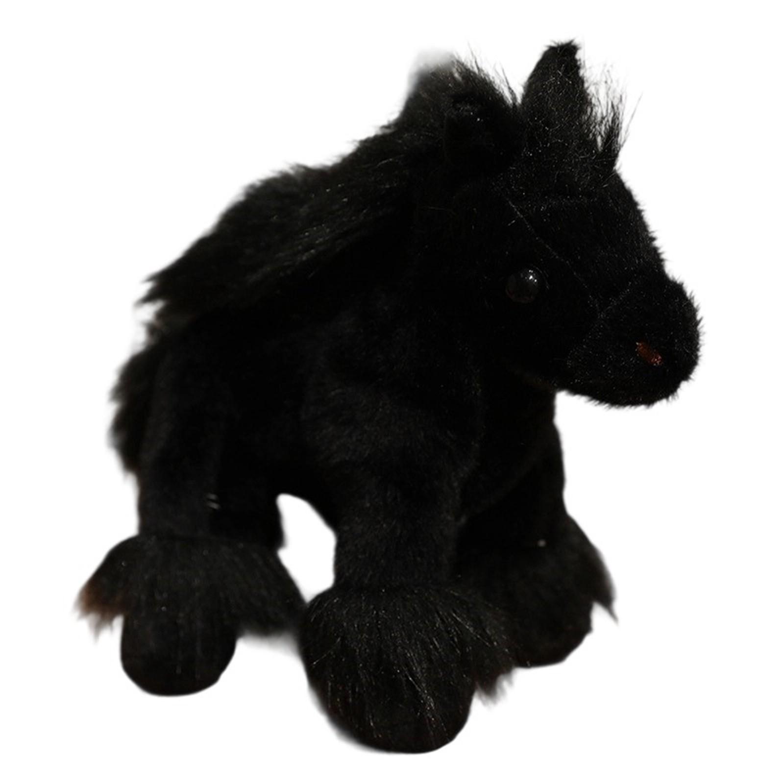 

Horses, Stuffed Animals, Plush Toys, Doll Zoo Children s Gifts One Size чорний