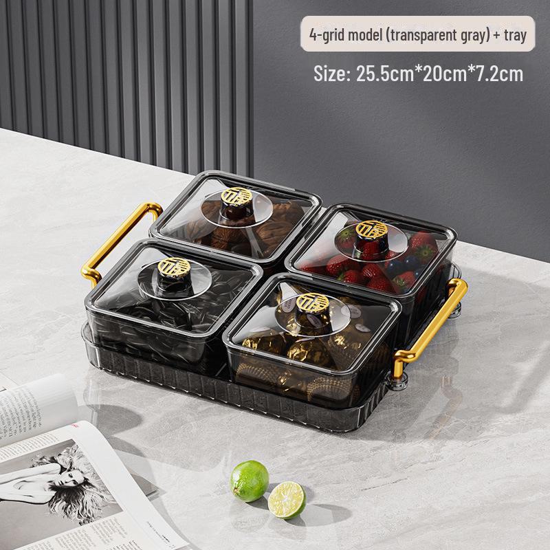 Nordic Light Luxury Fruit & Snack Platter for Living Room