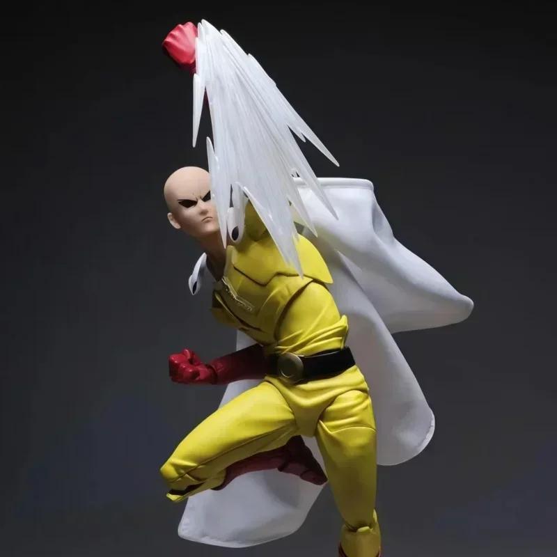 In Stock Genos Anime Action Figures Kaiyodo Revoltech Yamaguchi One Punch Man Figurine Joint Movable Model Gk Statue Kids Toys