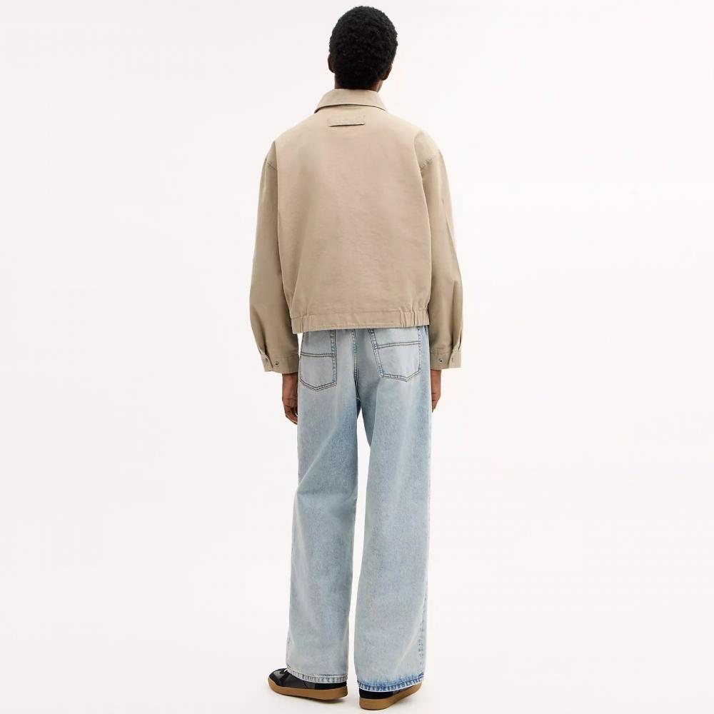 Coach Zip Up Blouson Jacket Dark Stone