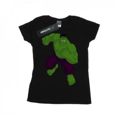 Womens/Ladies Hulk Pose Cotton T-Shirt