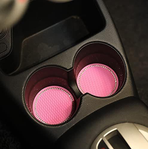 2 BUC Suport Auto pentru Pahar Apă/Sticlă, Pad/Covoraș Antiderapant, Gel de Siliciu Impermeabil, Pentru Decor Interior, Accesorii Styling Auto