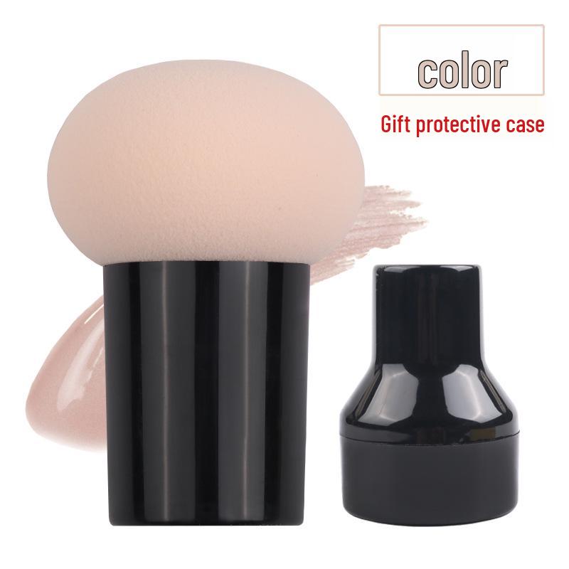 Mushroom Head Makeup Sponge: Versatile Dry & Wet Use Cushion for Foundation & Setting Powder