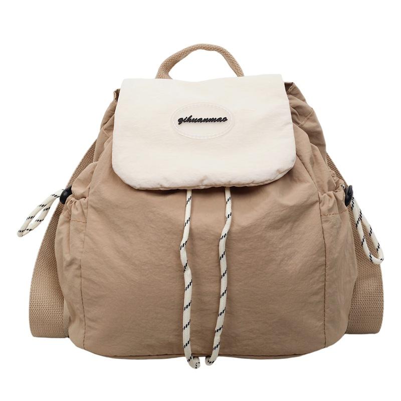2025 Summer New Foreign Style Texture Trend Casual Backpack Fashion Simple Personality Women's Niche Backpack