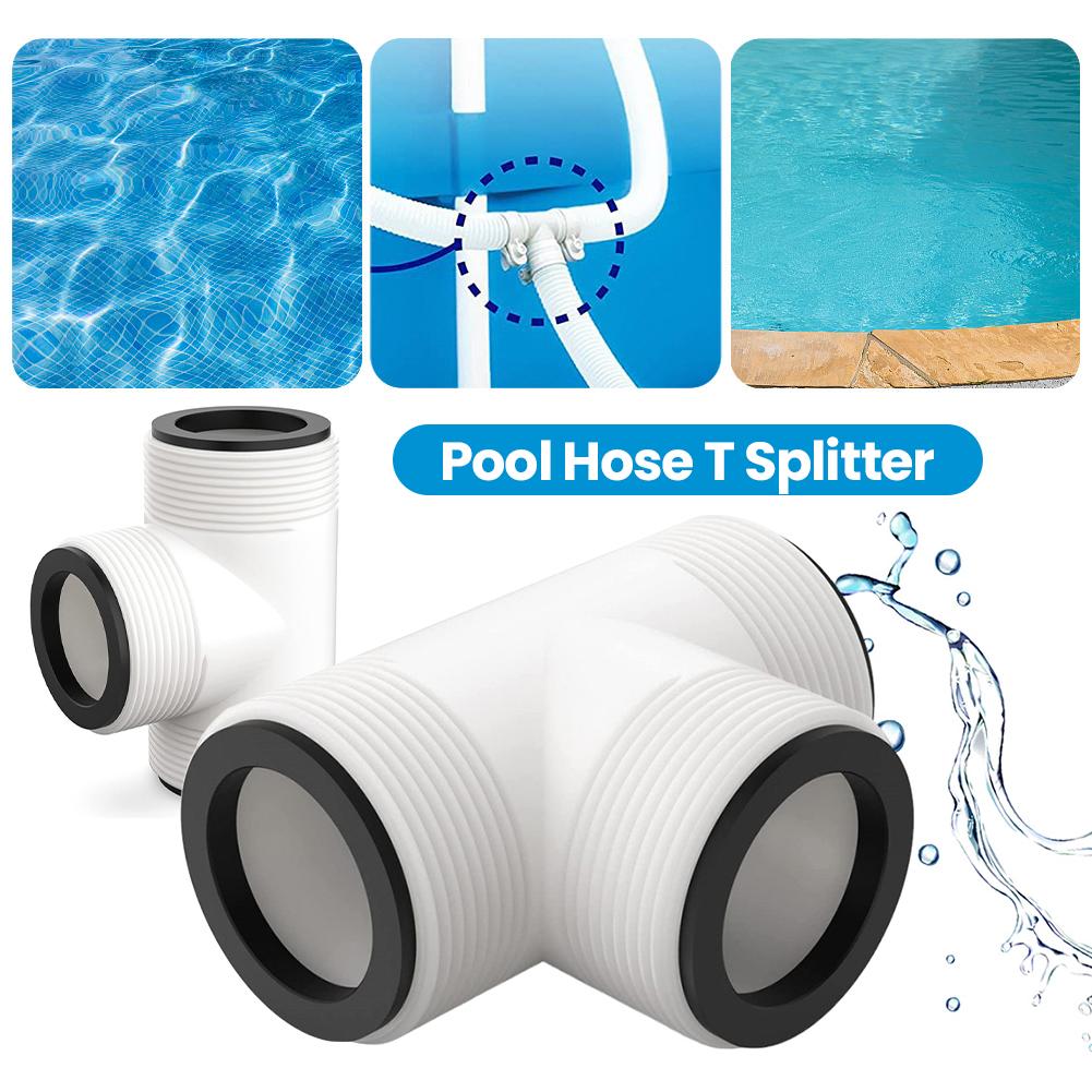 

Pool Hose T Splitter with 3 L Rings Above Ground Pool Hose Connector Threaded Inlet Pump Adapter for Intex Coleman Pool China Mainland