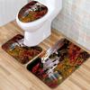 Landscape Bathroom Floor Mat Toilet Three-Piece Set