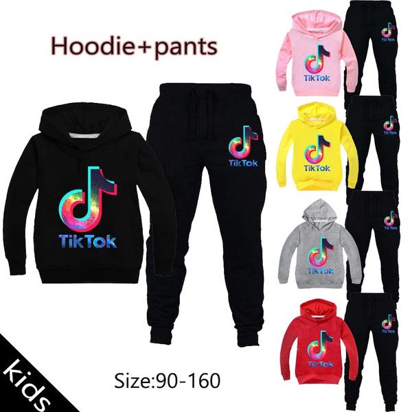 Moda Un Conjunto De Tik Tok Conjunto De Sudadera Con Capucha Y