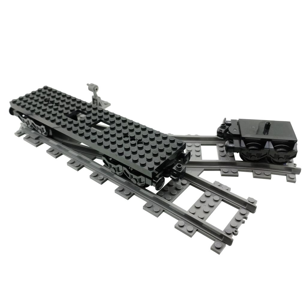 Technical MOC Toys Playsetss for Kids City Series Train 6x24 Base Wheel Carriage Brick Playset Assembled Parts Creative DIY Idea DIY Gift Present
