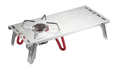 CAMPING MOON Solo Kitchen Regulator for ST-310 and ST-340 Stoves, Solo Table, Stainless Steel, with Storage Bag, Camping Kitchen SOLO KITCHEN SK-310