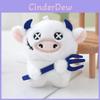 Plush Toy Car Keychain With Cartoon Bull Design For Kids And Collectors