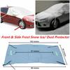 Car Front Windshield & Side Mirror Sun Snow Frost Ice Protector Tarp Flap Cover