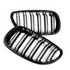 Replace For BMW E60 Front Bumper Grill E61 5 Series 520i 530d 535d M5 2003 2004 2005 2006 2007 2008 2009 2010 Gloss Black Grille QCYZR1