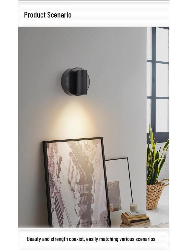 Wireless Magnetic Night Light: Portable, No-Drill Wall Lamp for Bedroom, Bedside, and Reading