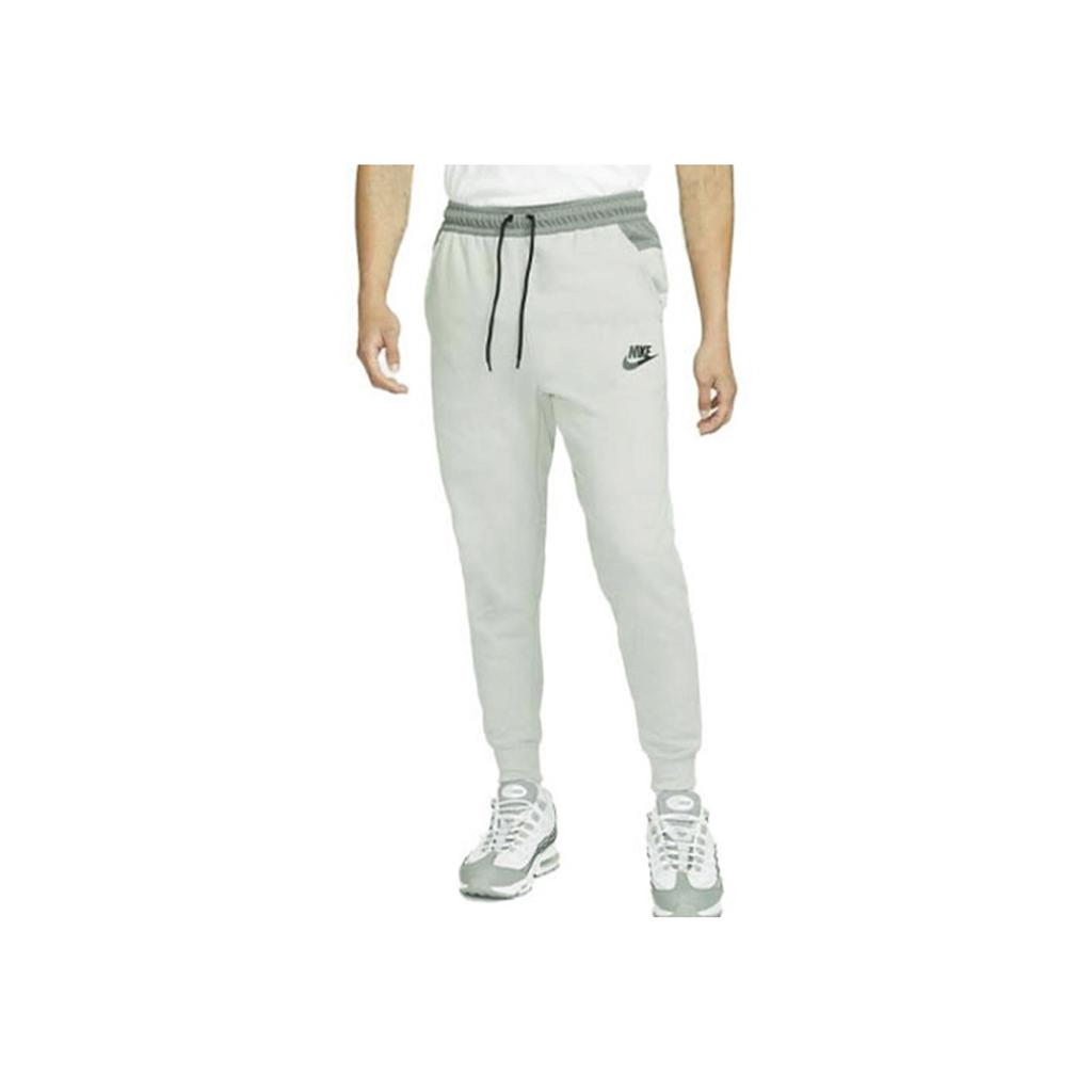 Nike Pantaloni Casual con Coulisse e Stampa Logo Color Block Uomo Fondo Grigio DD5294-077