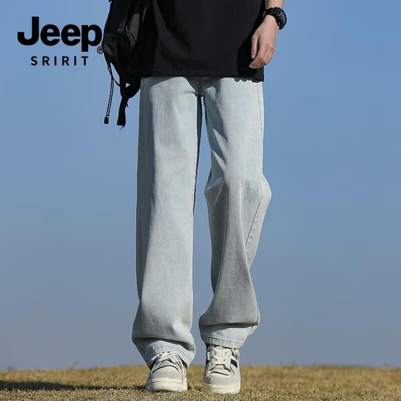 JEEP SPIRIT Men's Loose Straight Leg Jeans Model 882