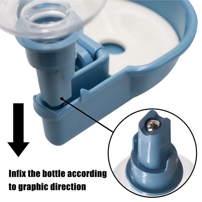 Królik Poidło Do Klatki 480 ml Podajnik Wody Antykapiąca Miska Na Wodę Poidło Dla Psa Wiszący Dozownik Na Wodę Dla Psa Kota Królika