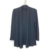 ROCHAS Black cotton high gauge knit top cardigan 0401528 tops 9 blackUsed