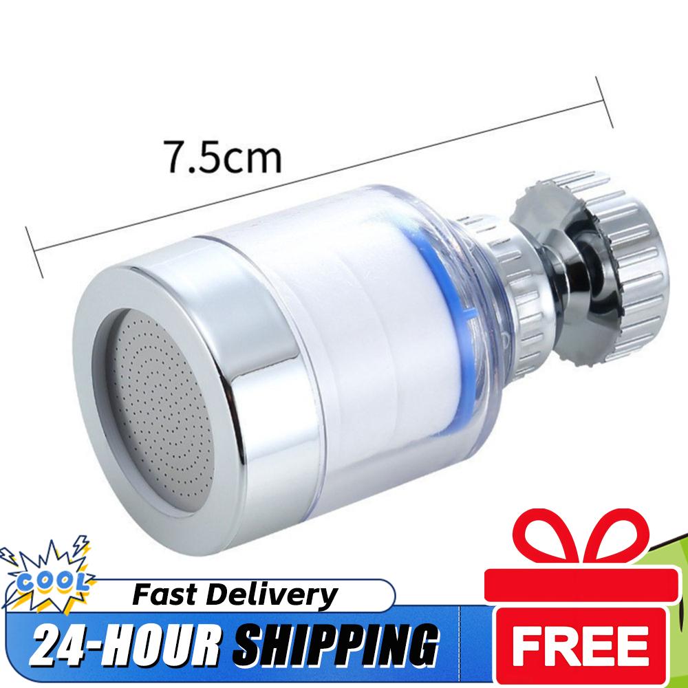 2-20PCS Faucet Water Clean Filter Purifier 360 Degree Rotating Splash Filters Faucet Adapter Water Saving for Household Kitchen