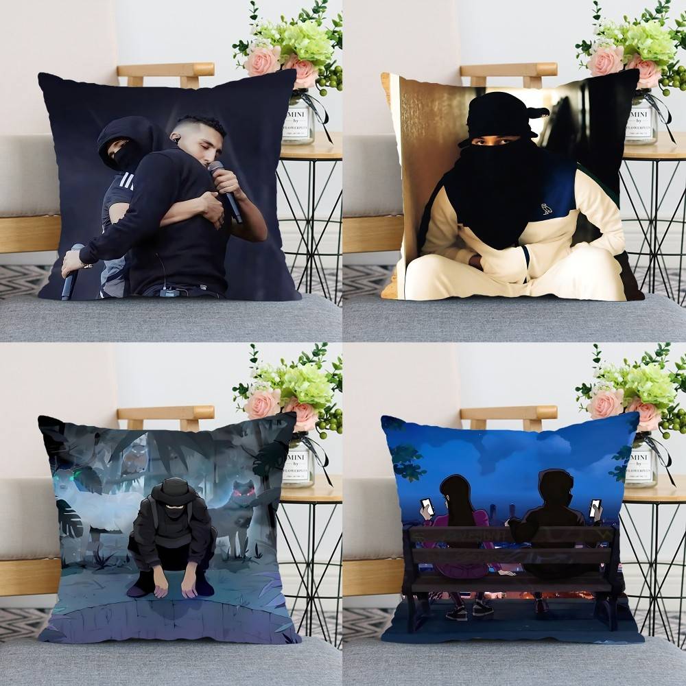 Rapper B-Beny J-Jr Pillow Case Cushion Cover Soft Cute Throw Pillow Case For Car Sofa Pillowcase Polyester With