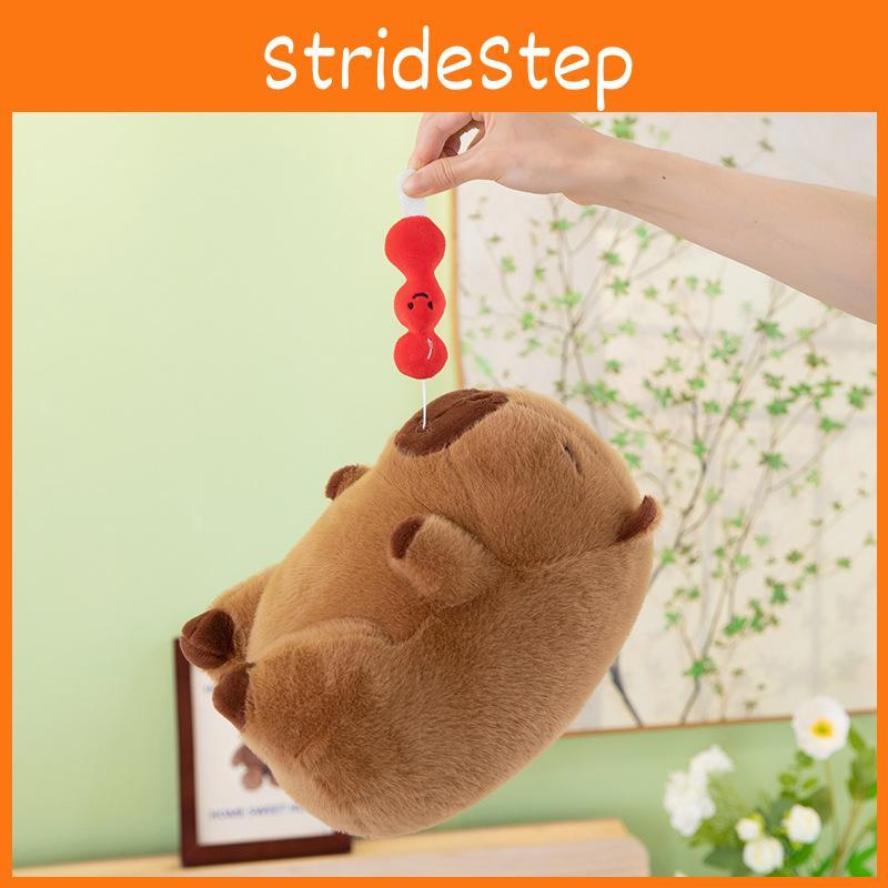 Adorable Capybara Plush Toy With Sweet Candy Style For New Year Good Luck Charm