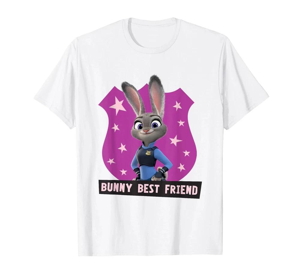 Zootopia Judy Hopps Bunny Beth Friend Badge TShirt S