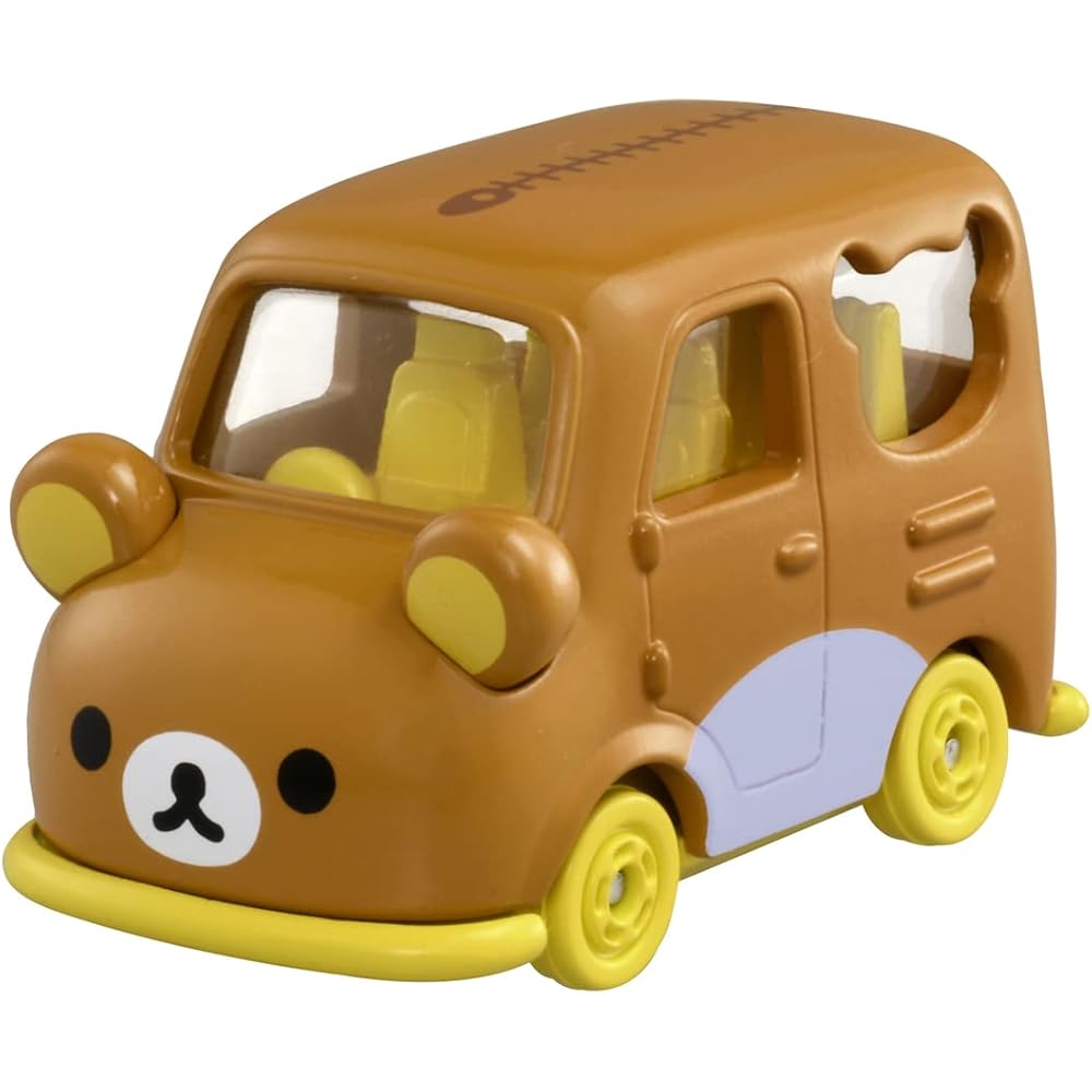Takara Tomy Tomica Dream Tomica No.155 Rilakkuma Car Toy Miniature Vehicle for Ages 3 and Up