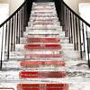 Wedding Gift Decoration Set: Stair Stickers, Creative Handrail Decals, and Xi Character Steps