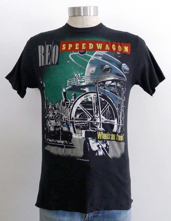 

1984 REO Speedwagon Wheels Are Turnin Album T shirt U4830 Unisex T-Shirt XXL