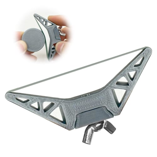 TVETE Curved Hand Sander, Hand Sander with File Holder, Mini Sandpaper Holder, Small Model Surface Polishing Tool, Polishing and Sanding Clip, Adjusta