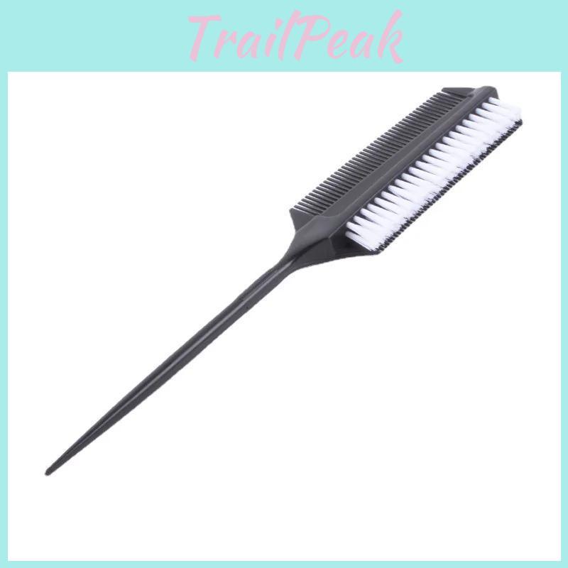 Dye Side Hairdressing Double Professional Comb With Nylon Hair Drying Brush Tinting Combs Hair Color Brush Hair Styling Tools