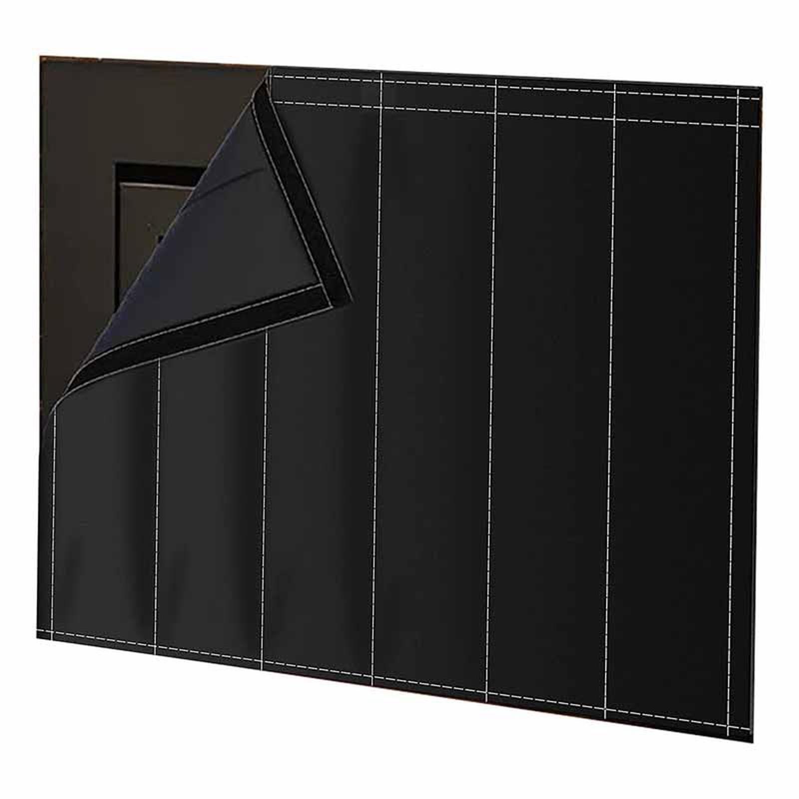 

Blocker Blanket Fireplace Curtain Overnight Use Heat Loss Fireplace Blanket Black Fireplace Blanket one size