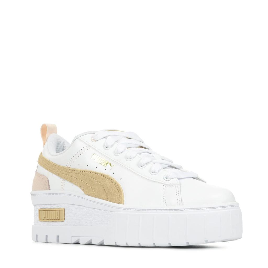 PUMA Maize Wedge Platform Pastel 2023 Alpine Size Women's Sneakers, Color, 388566, Fall/Winter Snow, 25.5cm