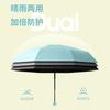 Small fresh 6 bone 50% off vinyl umbrella sunscreen UV protection sun umbrella personalized creative parasol