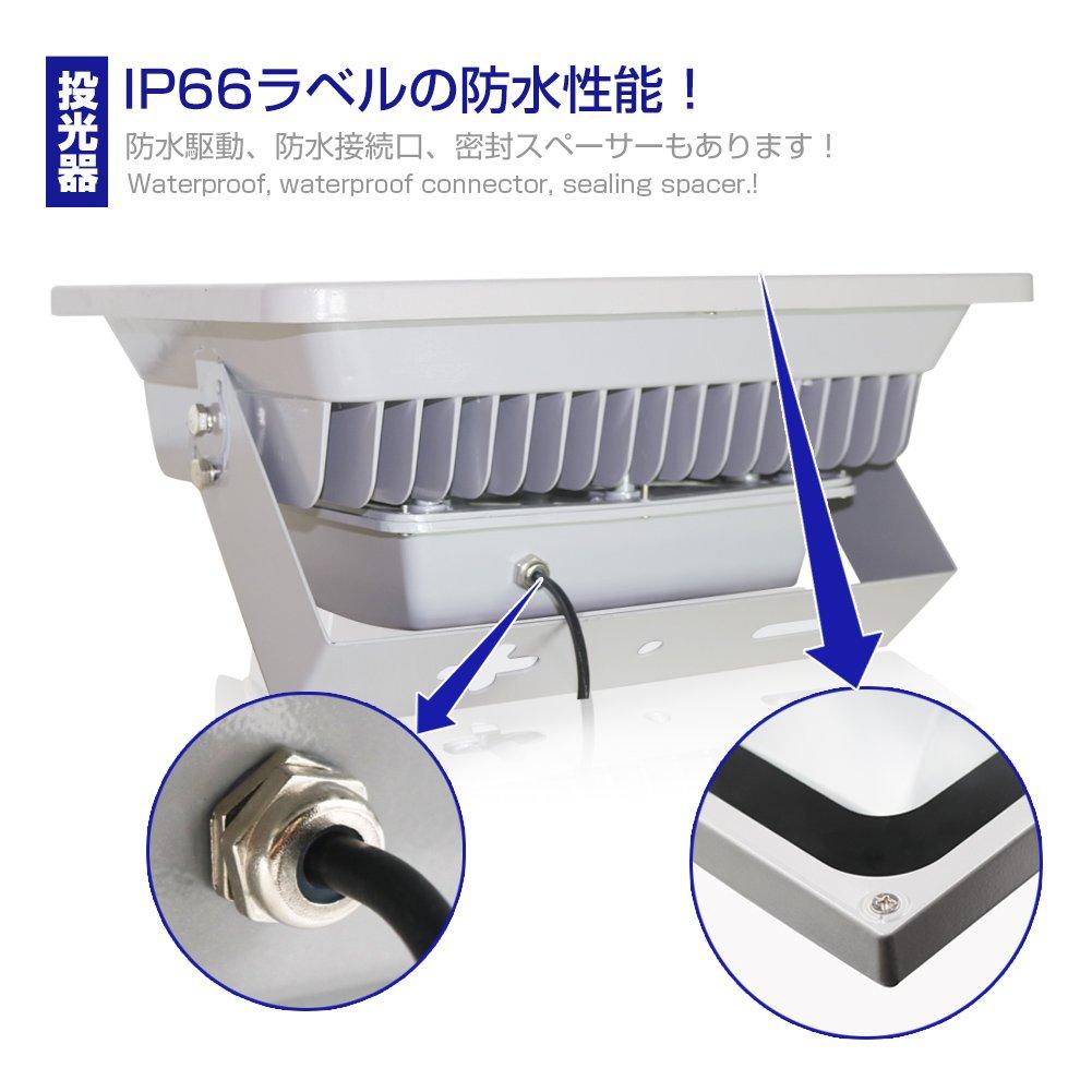 200W (2000W Equivalent) LED Floodlight, 17,000LM, Daylight White, 6500K, 130° Wide Angle, Waterproof, 3m AC Cord Included, Ideal for Signs, Fishing,