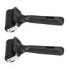 2 Pcs Brayer Roller 6cm Length Rubber Roller Art Ink Roller Tool for Printmaking Painting Crafting