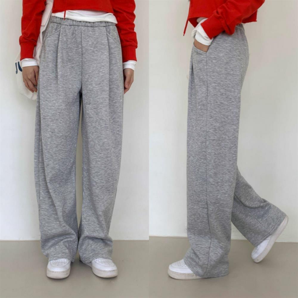 New ArrivalS Open Run Women S Daily Double Pleat Cotton Blend Banding pantS