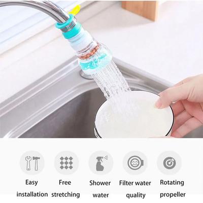 360°Rotation Kitchen Faucet Filter Sprayer Tap Water Purifier Nozzle for Home PVC Shower Head Kitchen Accessories