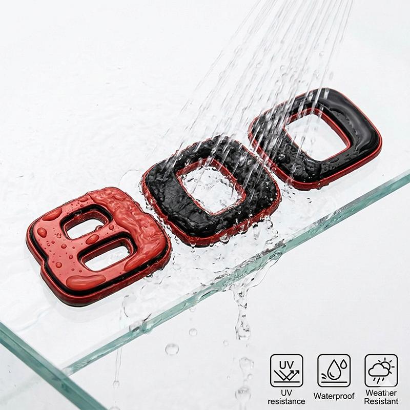 3D 800 Emblem Car Rear Trunk Badge Sticker Fender Decal Logo For Benz W463 G63 W213 Auto Styling Accessories