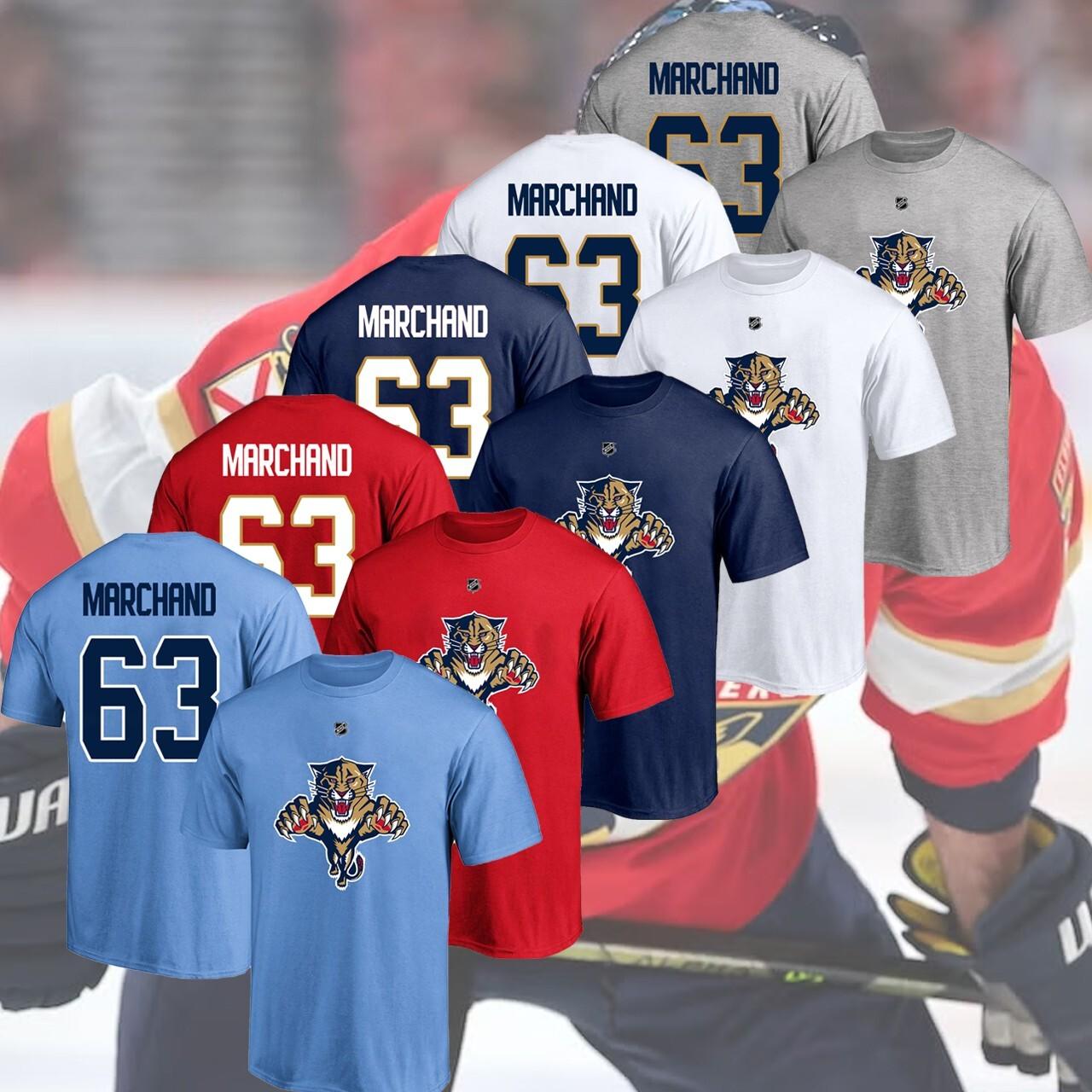 

SALE! Brad Marchand #63 Florida Team Panther Name Number Player 2026 Fastship S