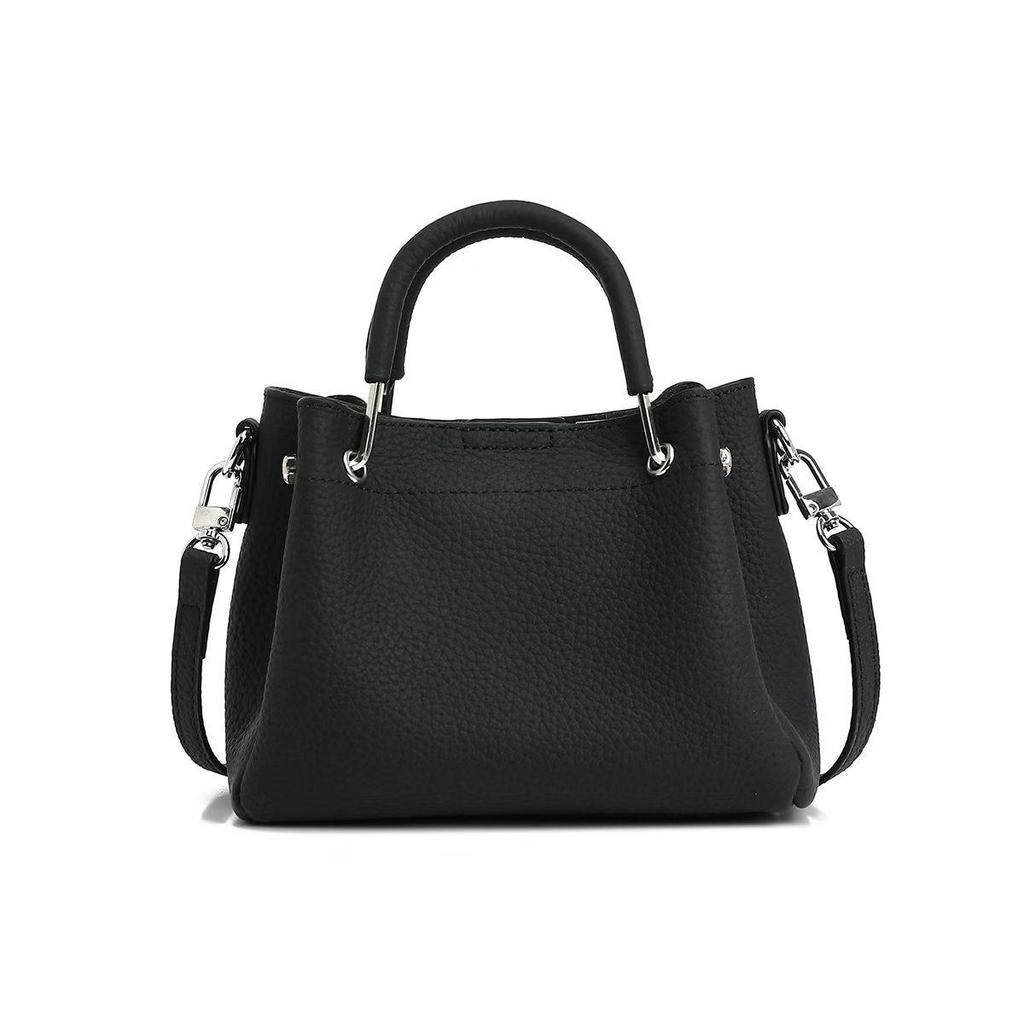 Minimalistische Leder-Schultertasche für Damen, Vielseitige Französische Weichleder-Crossbody-Handtasche