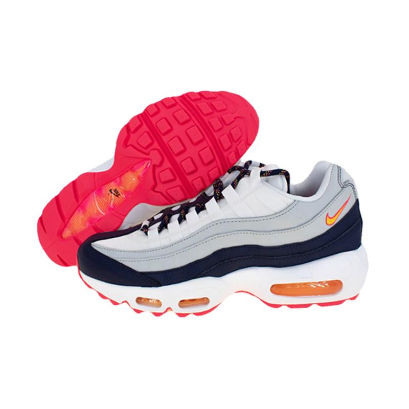 Nike Air Max 95 'Navy Orange' Women's Sneakers Casual Shoes 307960-405