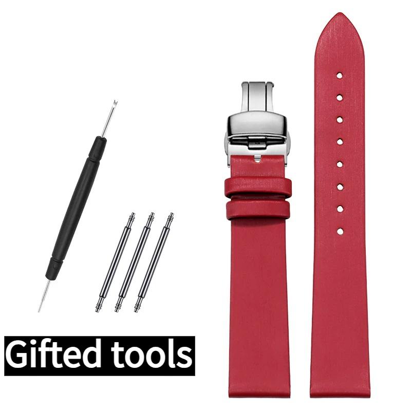 Silk-textured genuine leather strap for original FIYTA LA8262 DLA802087 DLA862003 LA862005 DL21008 Cowhide watchband