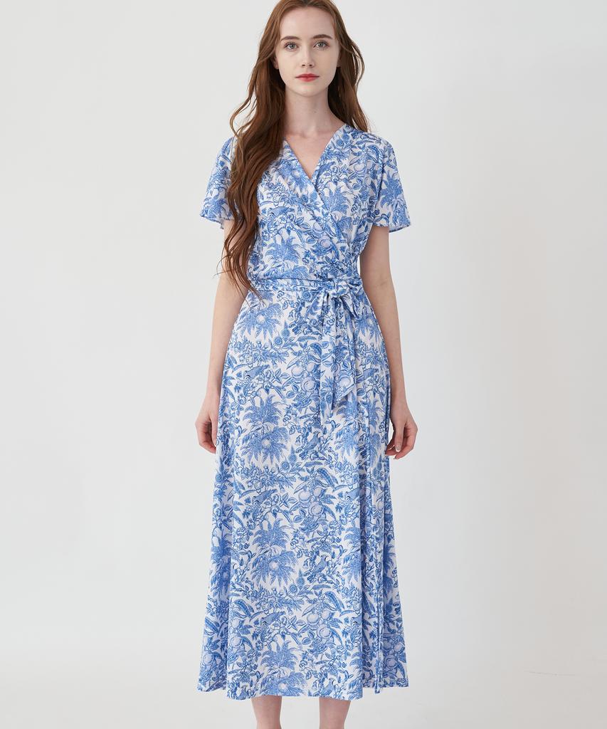 Bonide V&A Wrap Dress White